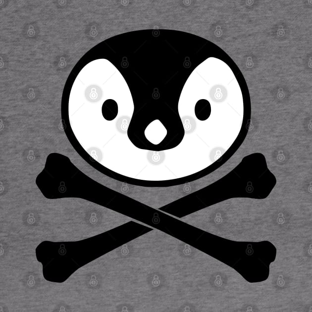 BABY PENGUIN JOLLY ROGER by ROBZILLANYC